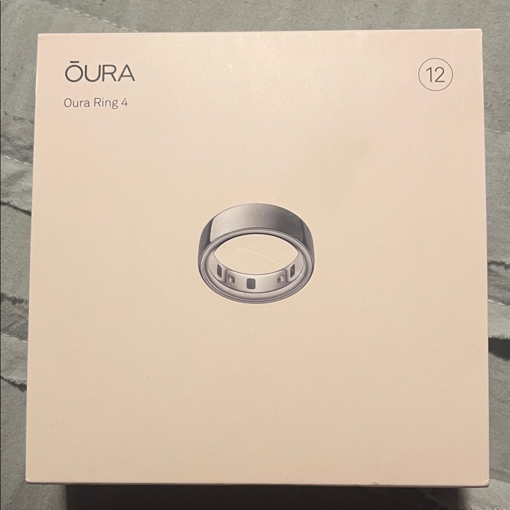 Oura Ring 4 Silver (Size 12)